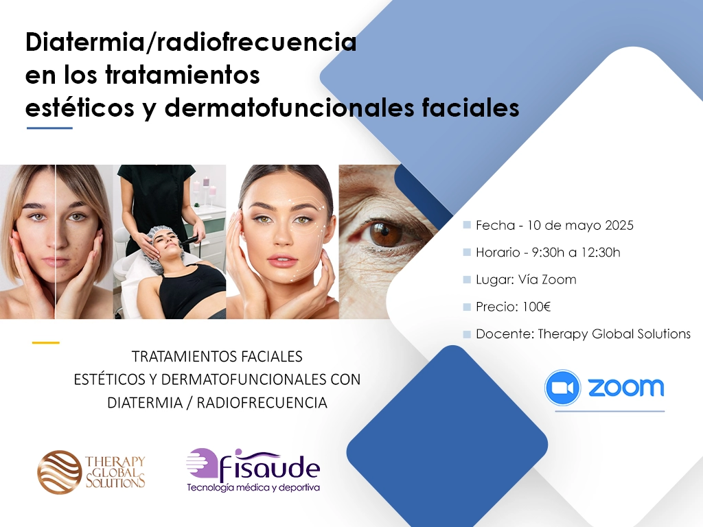 diatermia radiofrecuencia tratamientos esteticos y dermatofuncionales faciales 10 mayo 2025 zoom